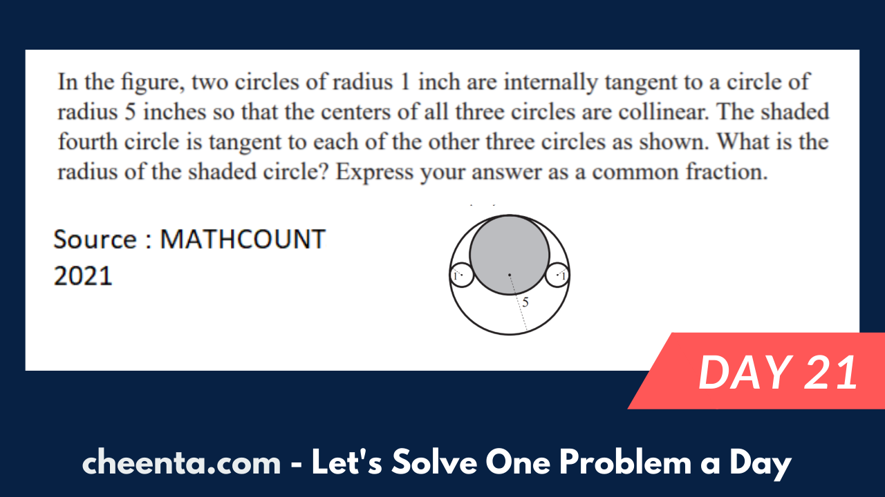 AMC 8 & Mathcounts Problem Resources One Problem a Day Cheenta Academy