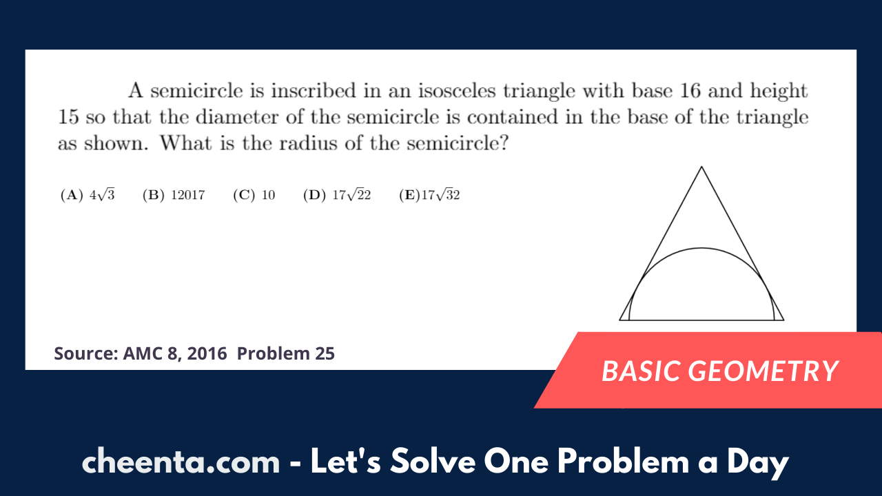AMC 8 & Mathcounts Problem Resources One Problem a Day Cheenta Academy